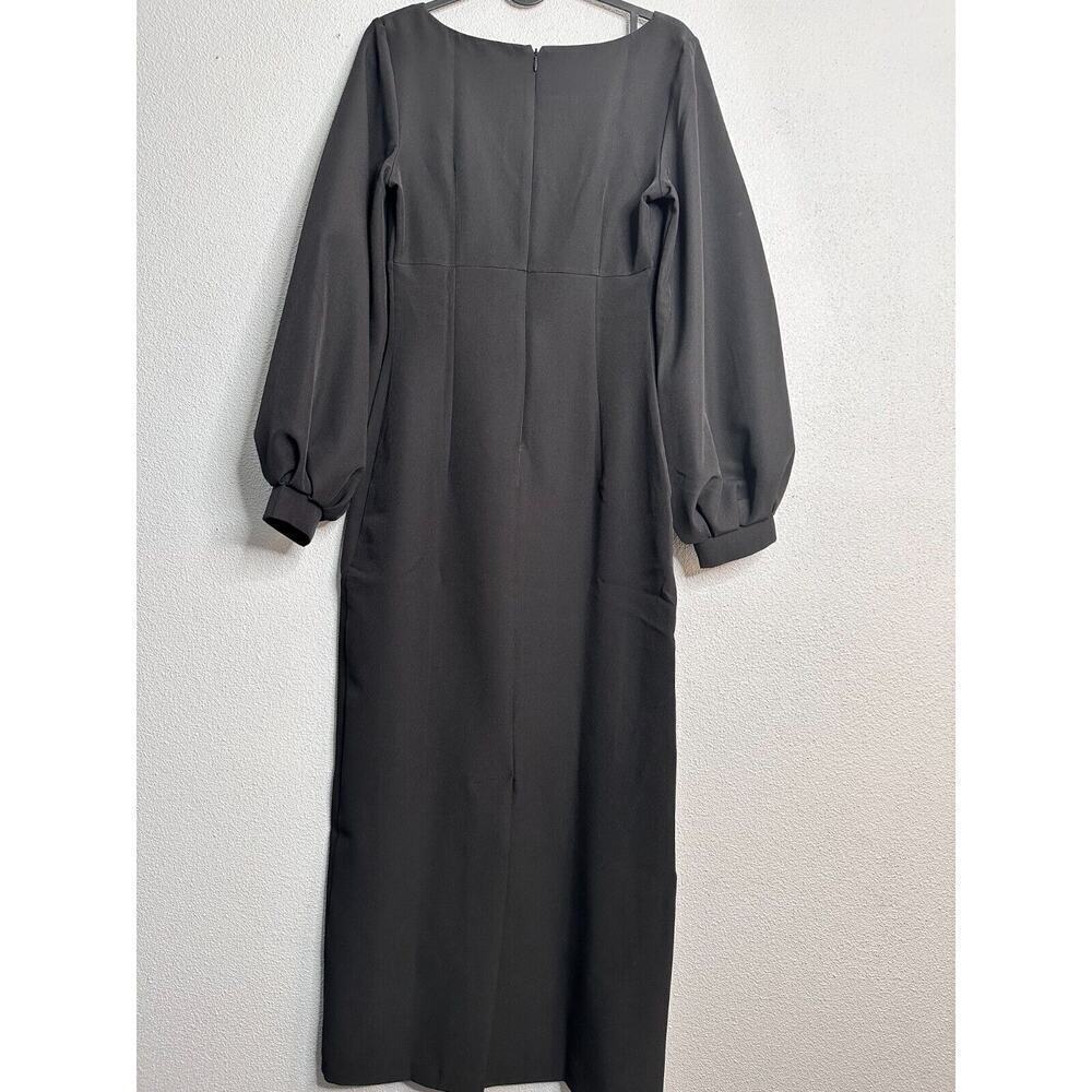 Elagia Women's Black Long Formal Dress Size S Long Sleeve - Picture 7 of 14